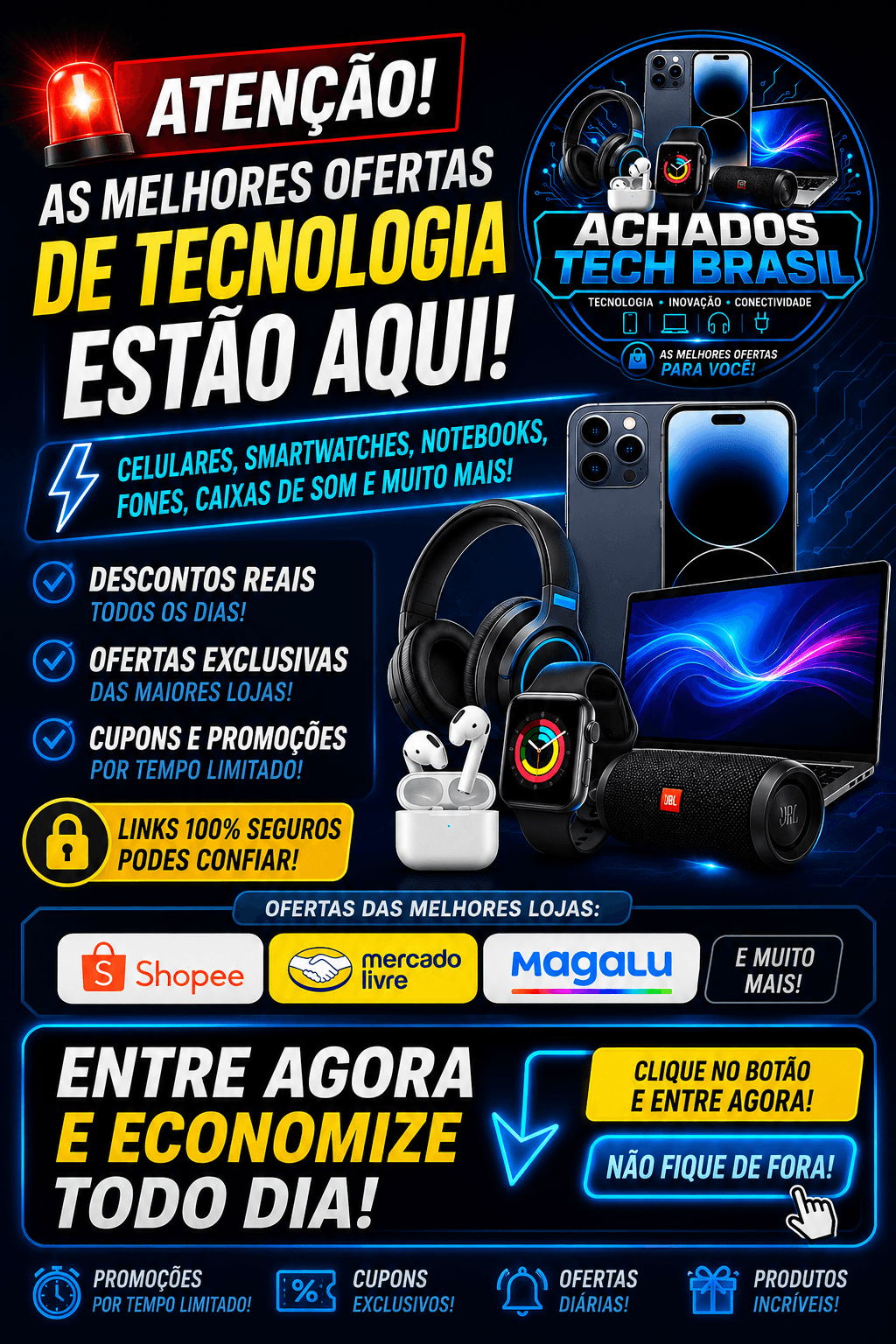 💻Achadinhos tech Brasil🎧📱