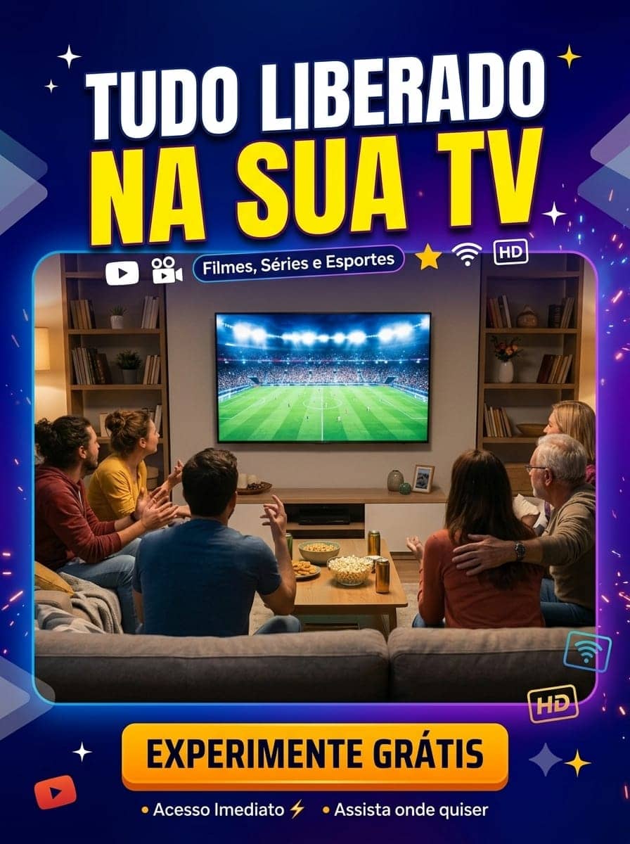 IPTV - CANAIS, FILMES E SÉRIES (TUDO LIBERADO)