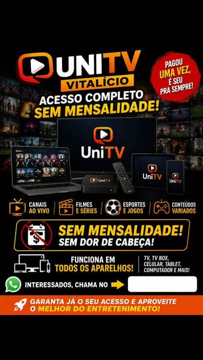 Logins_UNITV_Gratuito