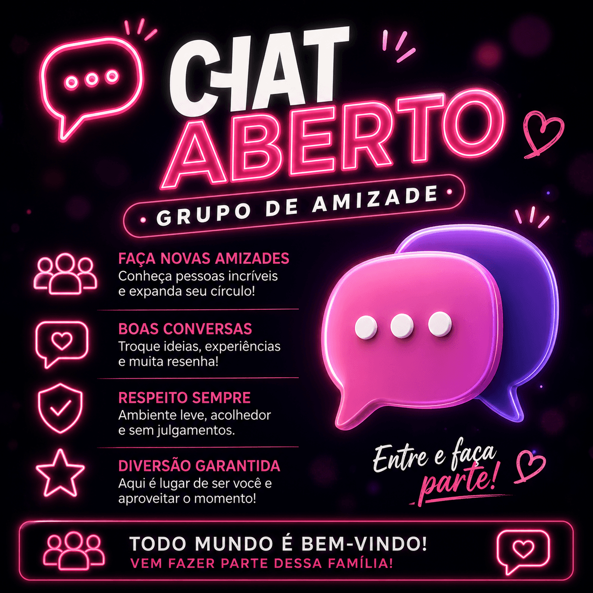 CHAT ABERTO 24/7 +18